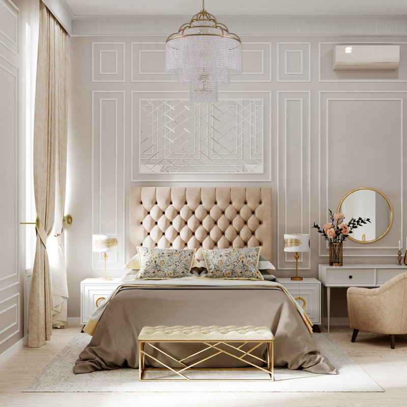 Torta 18 LT True Brass/Clear Chandelier Allegri