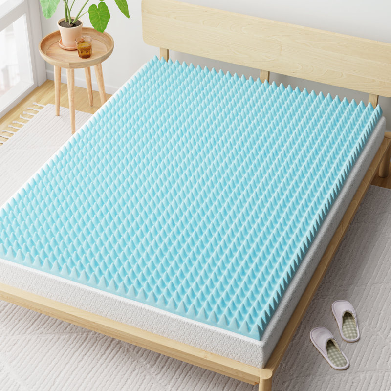 Gel Memory Foam Mattress Topper, King