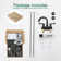 Centerset 2-handle Bathroom Faucet with Drain Assembly