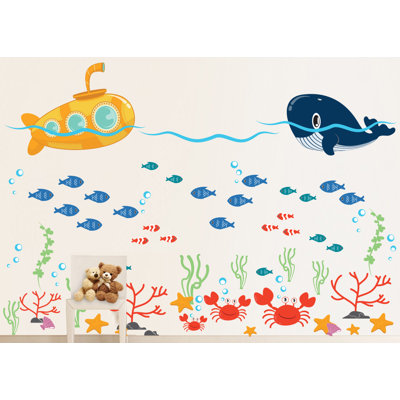 Nautical & Beach Non-Wall Damaging Wall Decal
