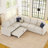 L-Shaped Modular Sleeper Sectional-101957145