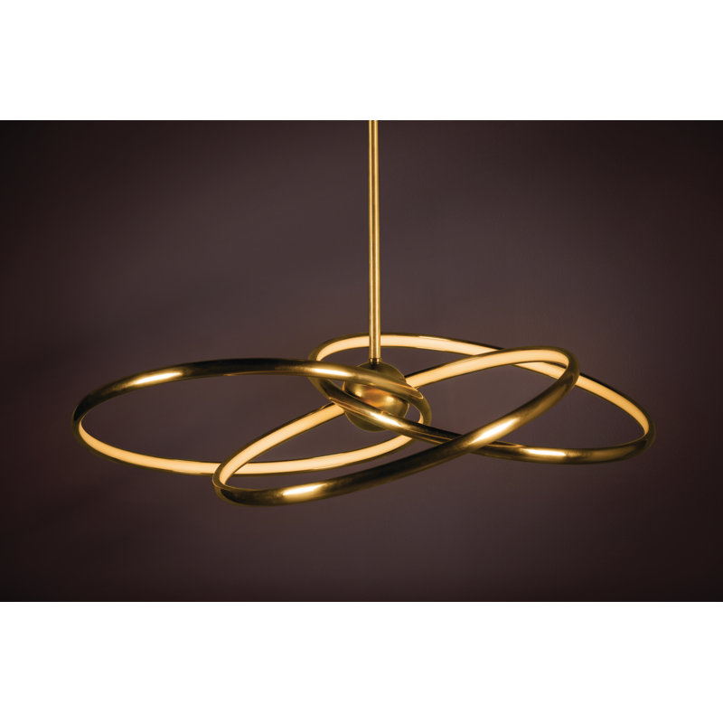 Alula 3 Light Chandelier, 16.32" H x 42" W x 42" D