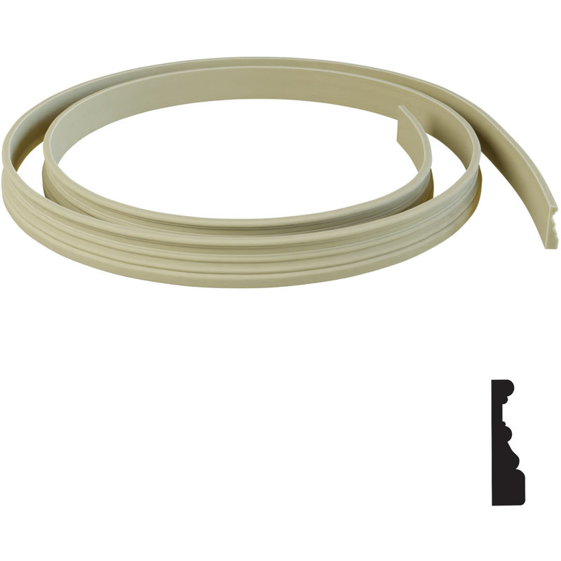 Moulage flexible du boîtier, H 2,75 po x l 144 po x P 0,68 po