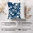 Botanical Blue Flowers Floral Pattern XII-107076776