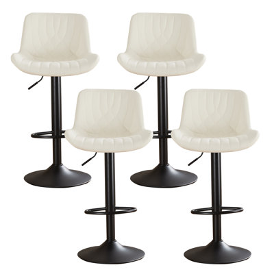 Swivel Adjustable Height Counter Stool With Footrest by Restworld