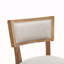 Ensemble de 2 tabourets de comptoir, tabourets de bar rembourrés à hauteur de comptoir avec dossier confortable, structure en bois d'hévéa massif, dossier, repose-pieds, tabourets de bar sans accoudoir pour bar personnel, comptoir de cuisine-222121130