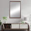 Miroir en bois avec support de sécurité idéal pour salle de bain / miroir de meuble-lavabo Collection Ellis-1456036939-1456036948