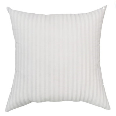 Noyau de coussin rayé en tissu
