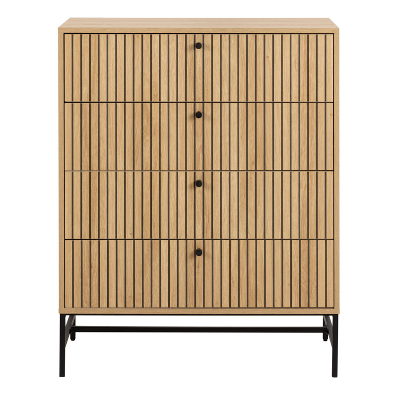 Roscigno 80.6cm W 4 - Drawer Chest of Drawers