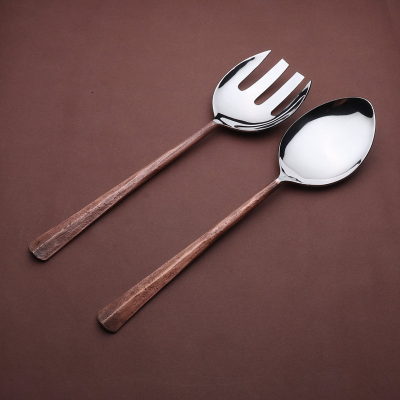 Ayasha Stainless Steel Salad Servers