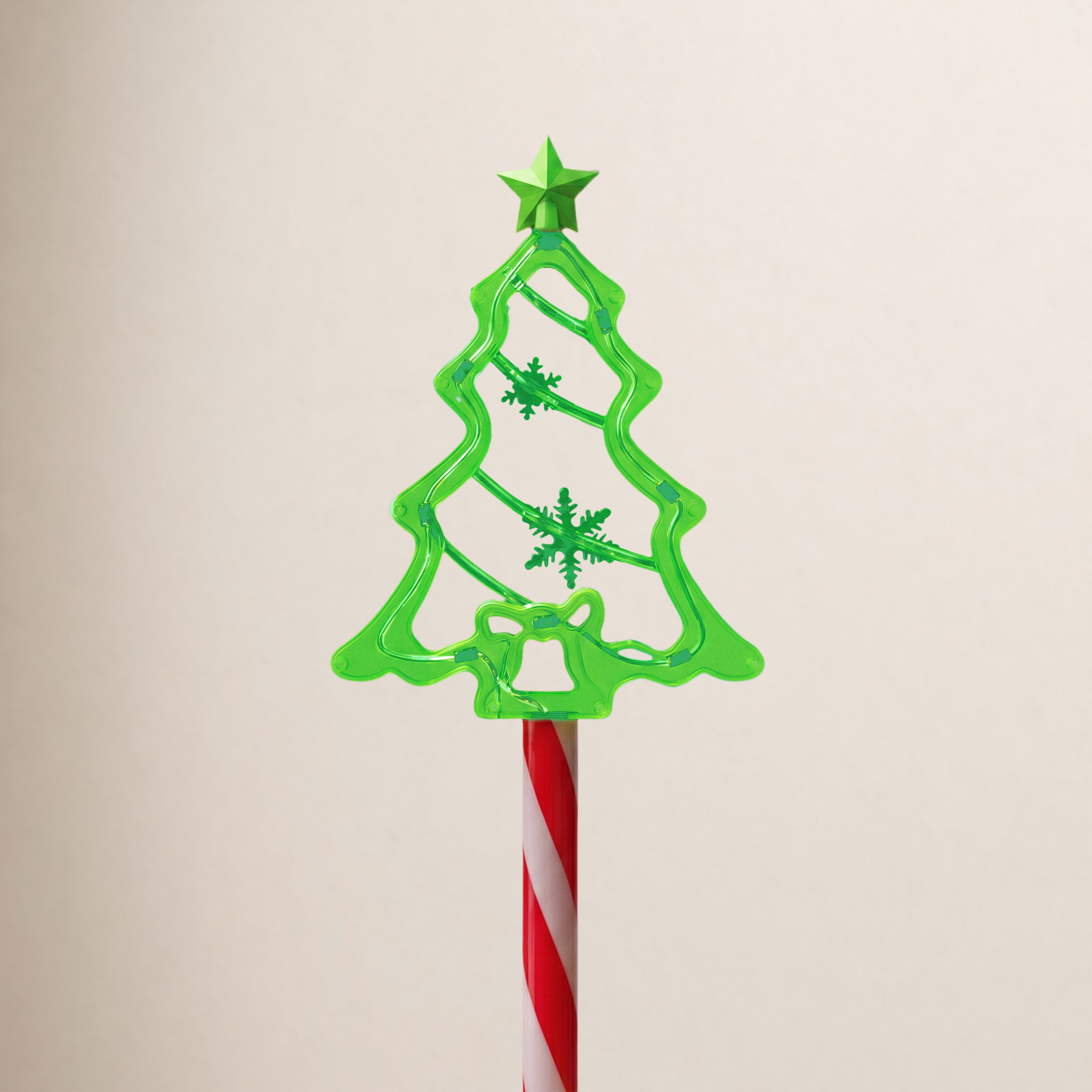 21" Solar Christmas Tree Lights Set