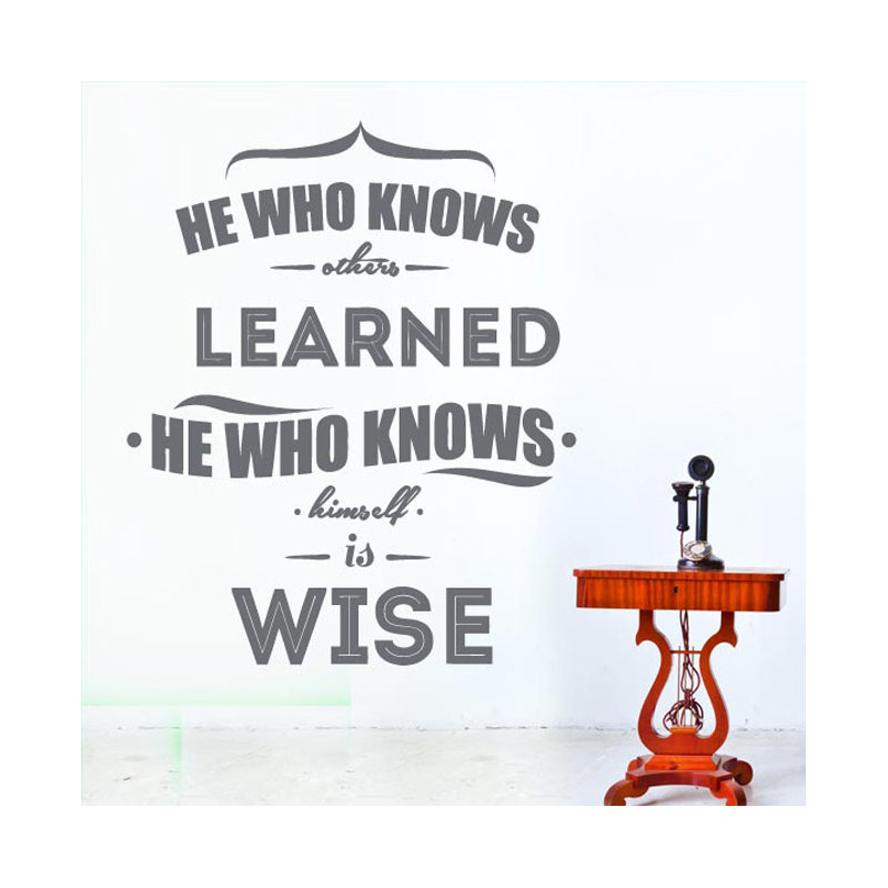 Wall Decal, Medium, Grey