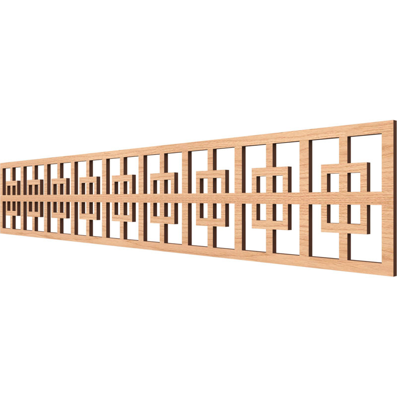 Moulure de chantournage Cambridge, Noyer blanc, H 8 po x l 46,625 po x P 0,375 po