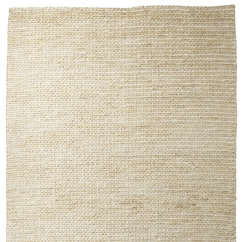 Tapis en jute naturel 9 pi x 12 pi tissé à la main, Rectangle 9 pi x 12 pi