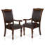 Chaise de salle à manger rembourrée Calie-112970350