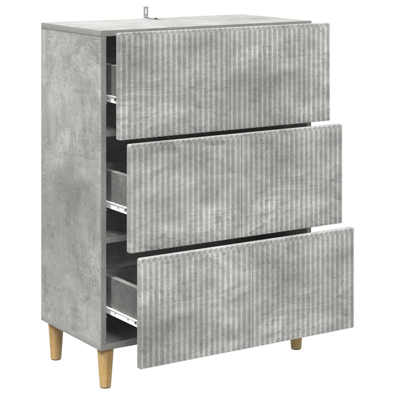 Accent Chest, 90cm H x 66cm W x 34.5cm D, Concrete Grey