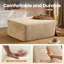 Repose-pieds en velours côtelé 37 po Nathasa-1297116667