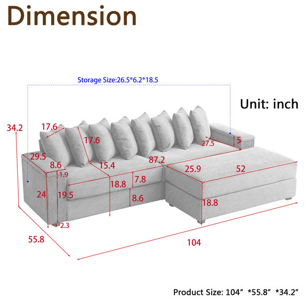 Dimensions du produit