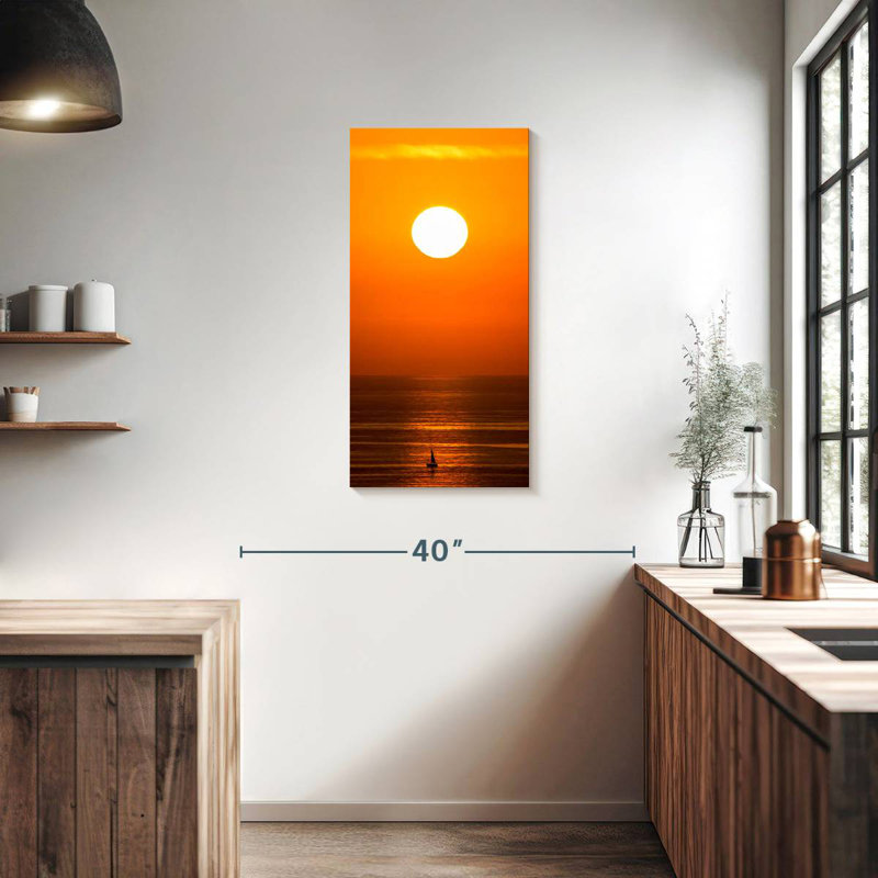 Sunrise voilier, H 36 po x l 18 po