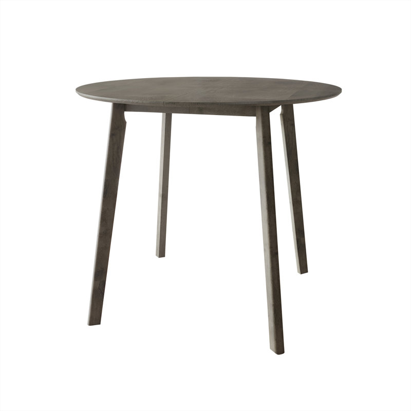 45" L ROUND COUNTER HEIGHT TABLE IN DARK GREY, Gray