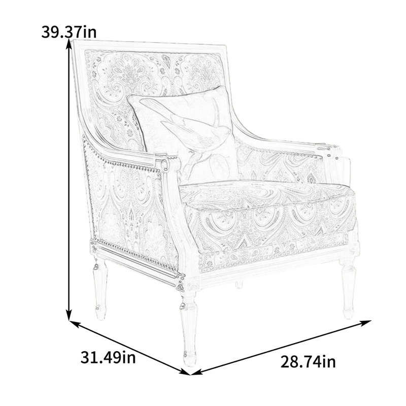 Fauteuil inclinable rembourré Ruthee