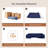 Boneless 128" U-Shaped Modular Sofa-1896648963-1903517761