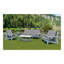 Canapé de jardin 3 places avec coussin