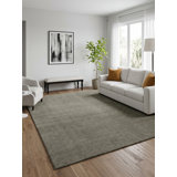 Sita Hand Loomed Rectangle Indoor Area Rug in Beige