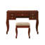 Ensemble de coiffeuse classique avec tabouret-698714226