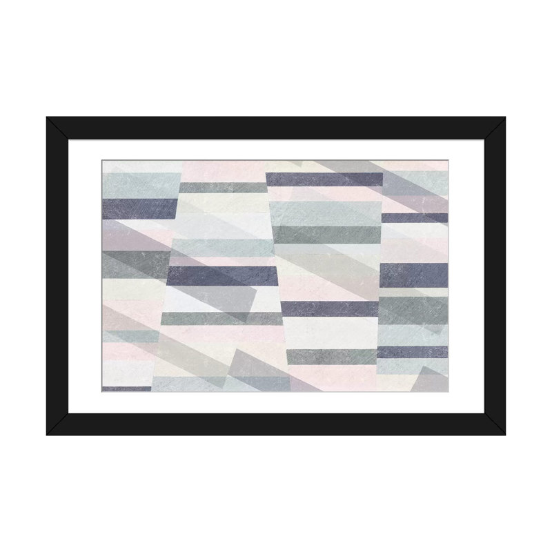 « pastel reflections i » par moira hershey, impression sur toile tendue, H 24 po x l 32 po x P 1 po, Blanc