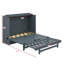 Armoire murale Murphy avec station de charge USB et grand tiroir de rangement, lit escamotable escamotable escamotable-108813286-108813287