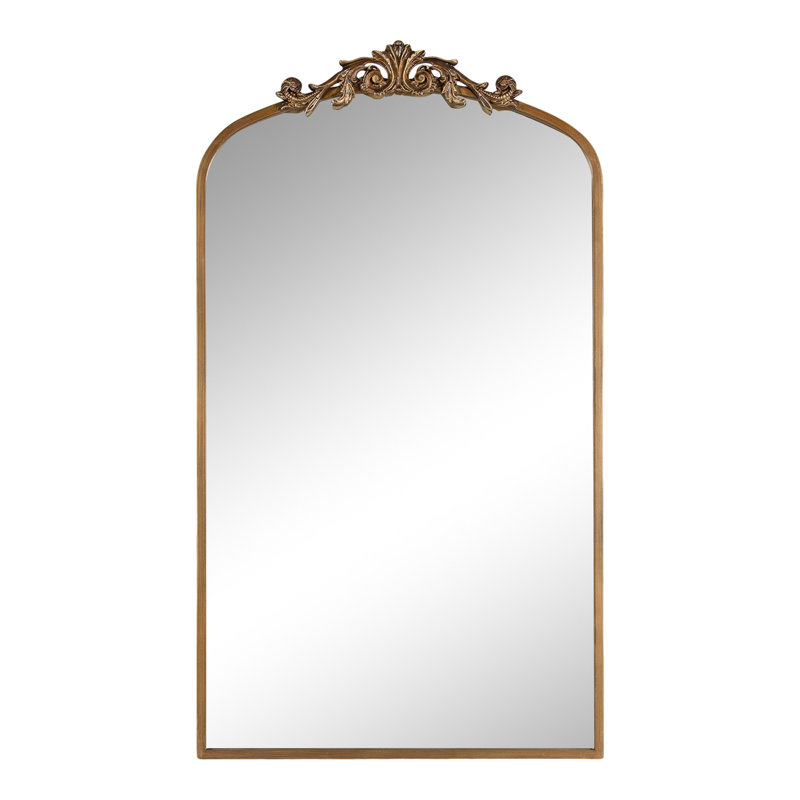 Anglo Metal Flat Mirror, Gold, 42" x 23.5"