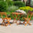 Obermeyer 2 - Person Wood Patio Dining Set with Square Table