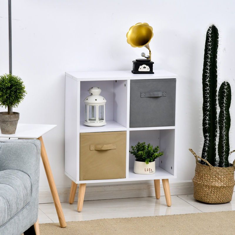 Sybil 2 -Drawer 2 -Shelf Storage Cabinet