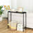 Narrow Console Table, 29.5" Small Entryway Table, Thin Sofa Table, Side Table, Display Table, For Hallway, Bedroom, Living Room, Foyer, Black BK75XG01