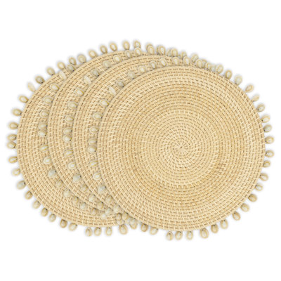 100% Rattan Round Placemat