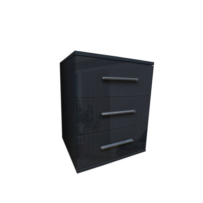 Pamel 45cm W Manufactured Wood Bedside Table