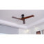 Ventilateur de plafond 52 pouces Farmhouse avec télécommande, 3 pales réversibles en bois massif brun foncé à 6 vitesses, moteur à courant continu silencieux pour le salon, la chambre à coucher (aucune lumière)
