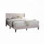 Lit tapissier en velours