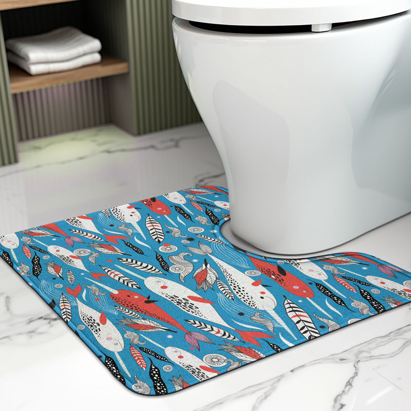 Tapis de salle de bain Narwhal
