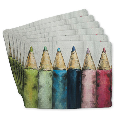 Braided Polyester Bonniview Set of 6 | Colorful Home Decor