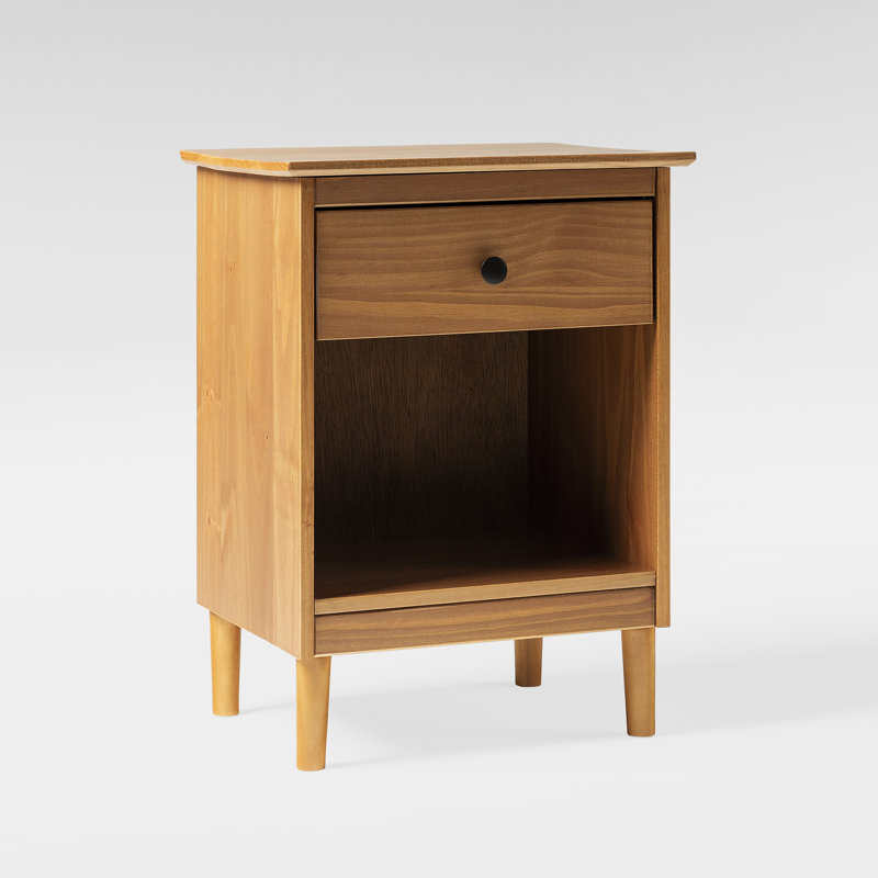Decimus 46cm W Bedside Table, Caramel