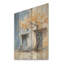 Florals, bicyclette jaune et bleue - Impression sur bois-2135651480