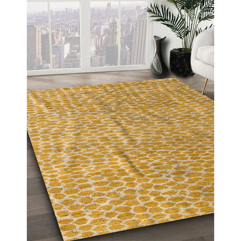 Tapis abstrait moderne 5388, Carré 5 pi