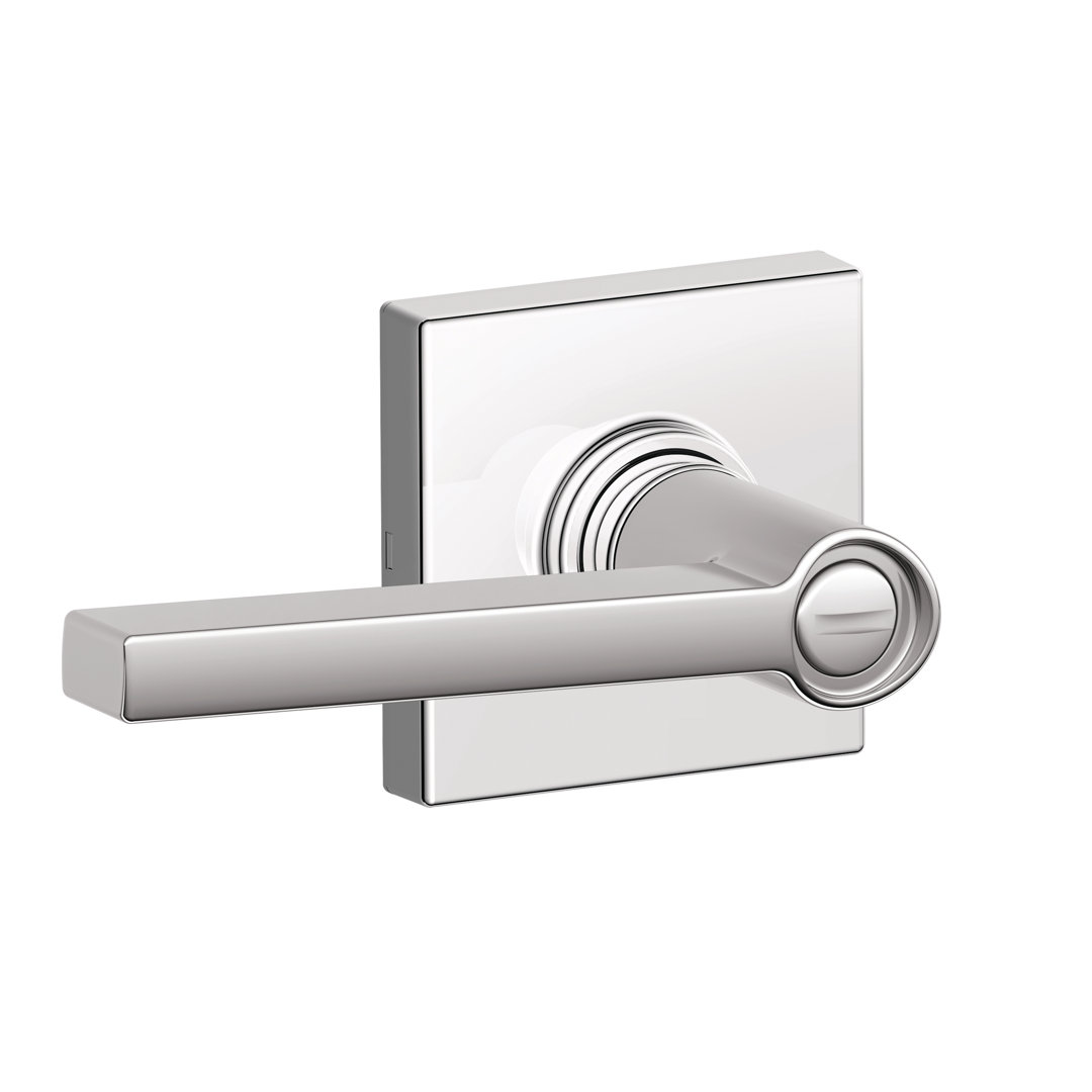 J Series Solstice Lever Bed and Bath Lock with Collins Trim Schlage 