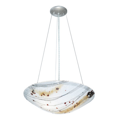 Luminaire suspendu pour bol 2 lumières unique