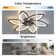 30.7In Ceiling Fan With Lights, Remote Control 3 Color Temperatures,6 Gear Wind Speed Fan Light