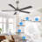 Leresa 60'' Ceiling Fan with LED Lights-458441611