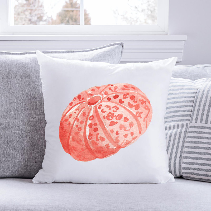 Nautical Sea Life_771 - Coussin décoratif avec coussin décoratif, H 18 po x l 18 po
