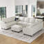 Canapé modulaire en U en chenille avec porte-gobelet Anjanette-439960982
